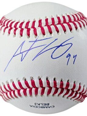 AJ Causey Autographed Baseball Athletics Signed COA Auto